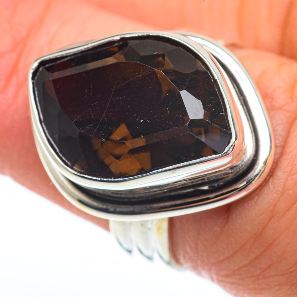 Smoky Quartz Rings handcrafted by Ana Silver Co - RING64443