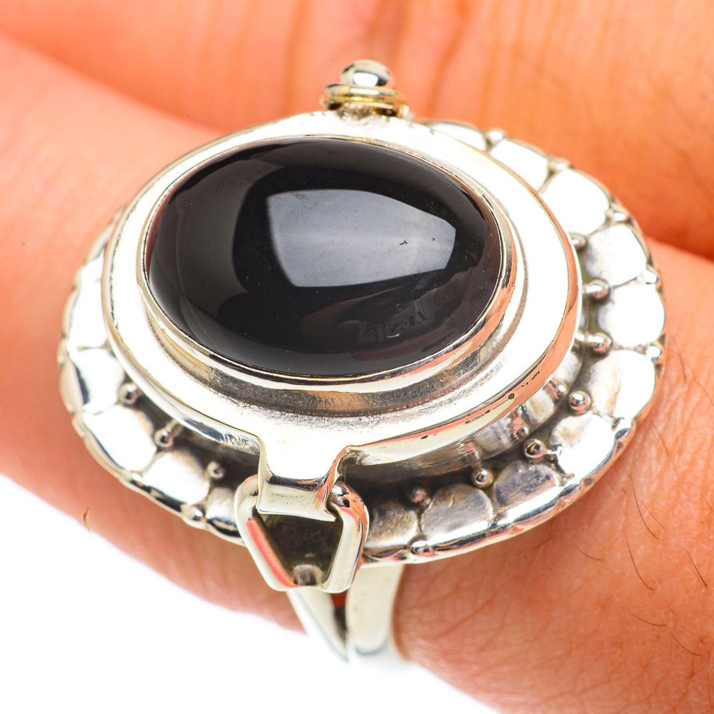 Black Onyx Rings handcrafted by Ana Silver Co - RING64448