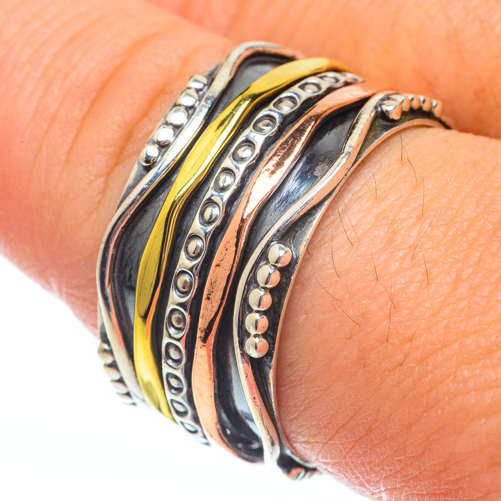 Meditation Spinner Rings handcrafted by Ana Silver Co - RING64453