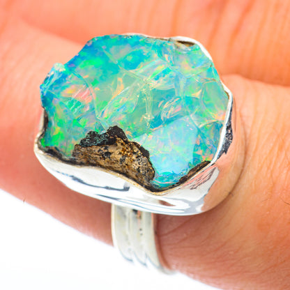 Ethiopian Opal Rings handcrafted by Ana Silver Co - RING64456