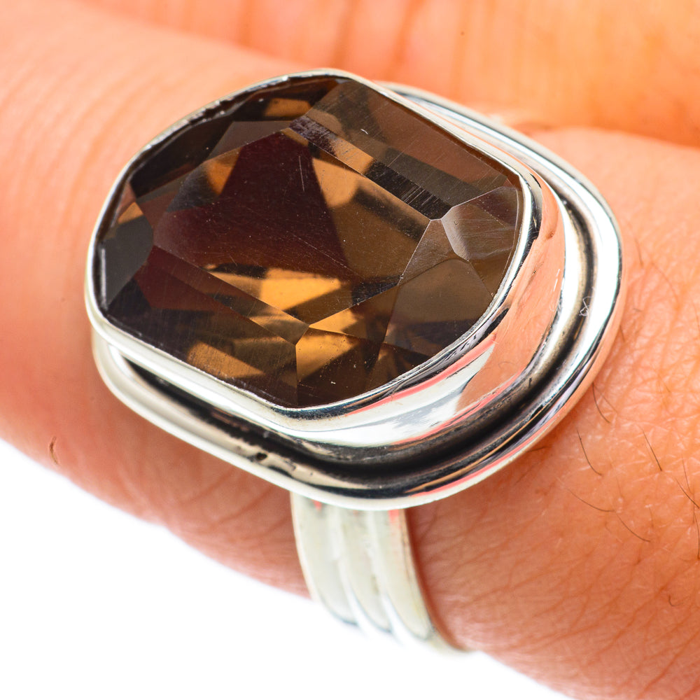 Smoky Quartz Rings handcrafted by Ana Silver Co - RING64464
