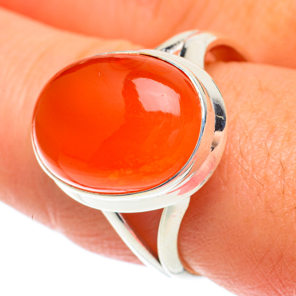 Carnelian Rings handcrafted by Ana Silver Co - RING64466