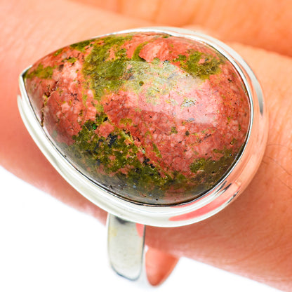 Unakite Rings handcrafted by Ana Silver Co - RING64472