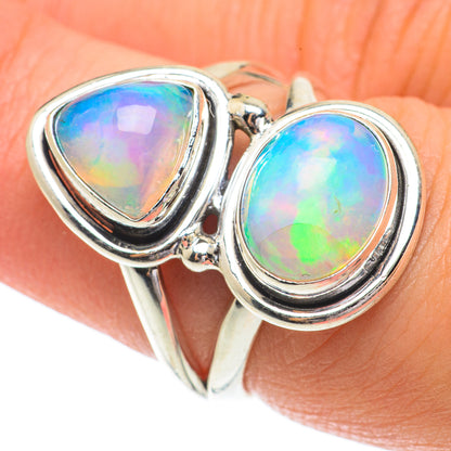 Ethiopian Opal Rings handcrafted by Ana Silver Co - RING64474