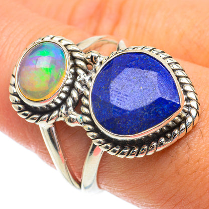 Lapis Lazuli Rings handcrafted by Ana Silver Co - RING64475