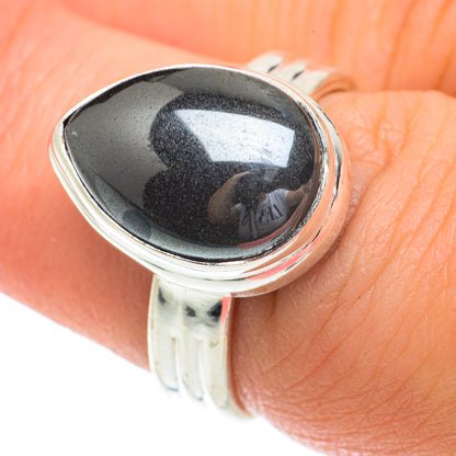 Hematite Rings handcrafted by Ana Silver Co - RING64478