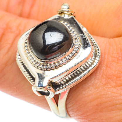 Hematite Rings handcrafted by Ana Silver Co - RING64479