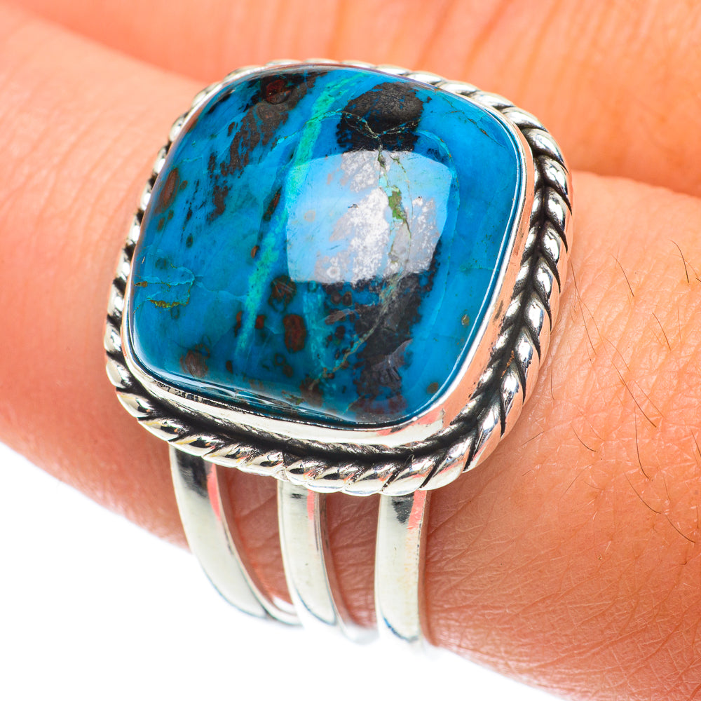 Shattuckite Rings handcrafted by Ana Silver Co - RING64481