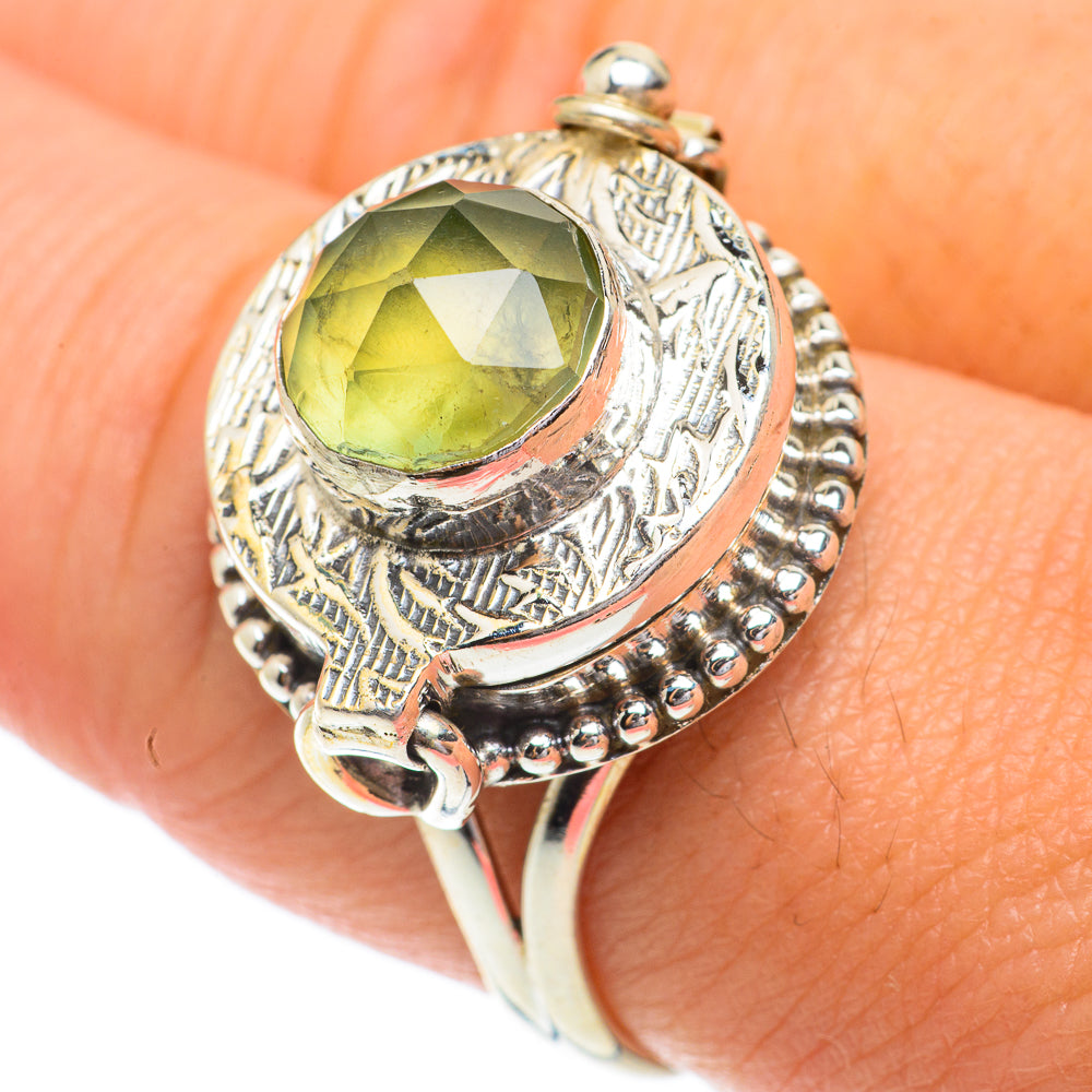 Prehnite Rings handcrafted by Ana Silver Co - RING64485