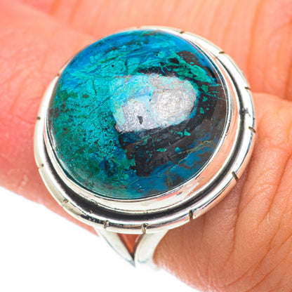 Chrysocolla Rings handcrafted by Ana Silver Co - RING64492