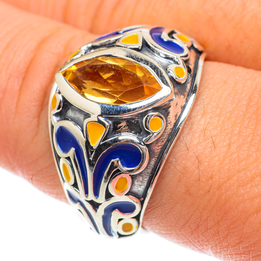 Citrine Rings handcrafted by Ana Silver Co - RING64493