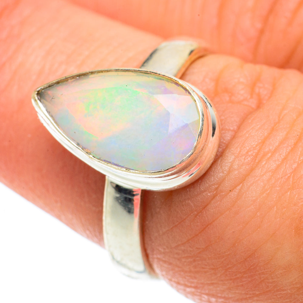 Ethiopian Opal Rings handcrafted by Ana Silver Co - RING64494