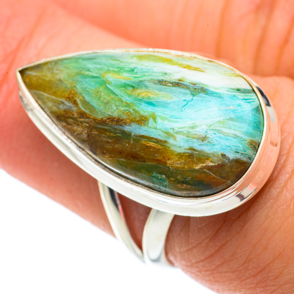 Peruvian Opal Rings handcrafted by Ana Silver Co - RING64499