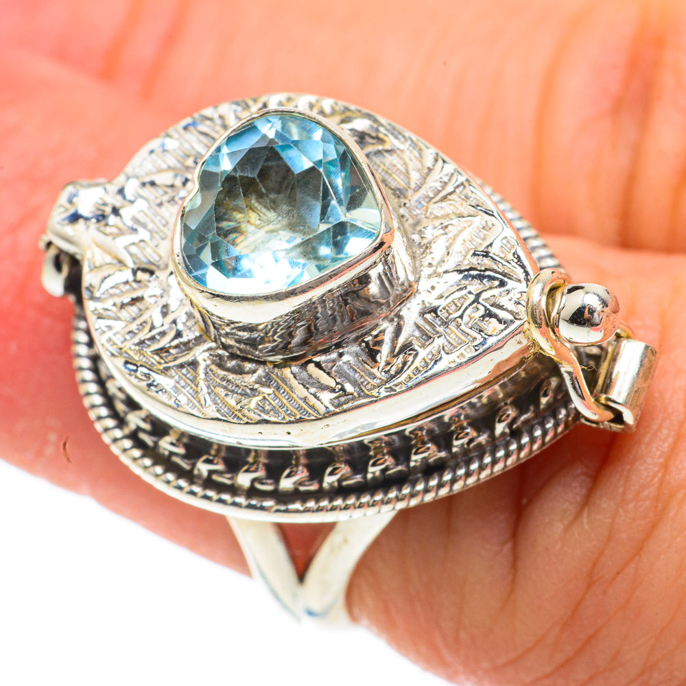 Blue Topaz Rings handcrafted by Ana Silver Co - RING64502