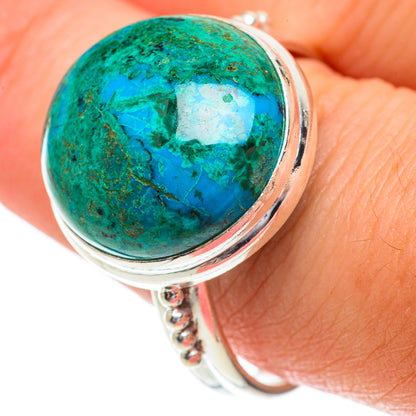 Chrysocolla Rings handcrafted by Ana Silver Co - RING64505