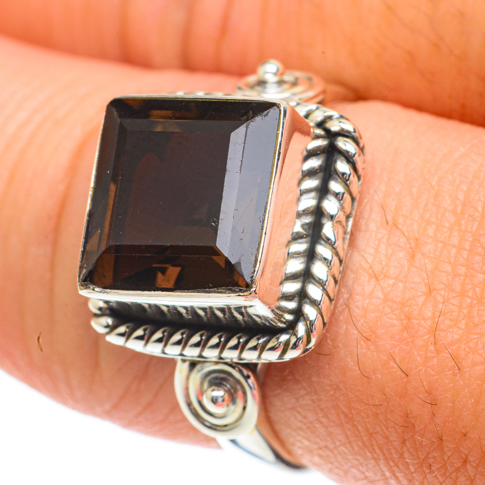 Smoky Quartz Rings handcrafted by Ana Silver Co - RING64506
