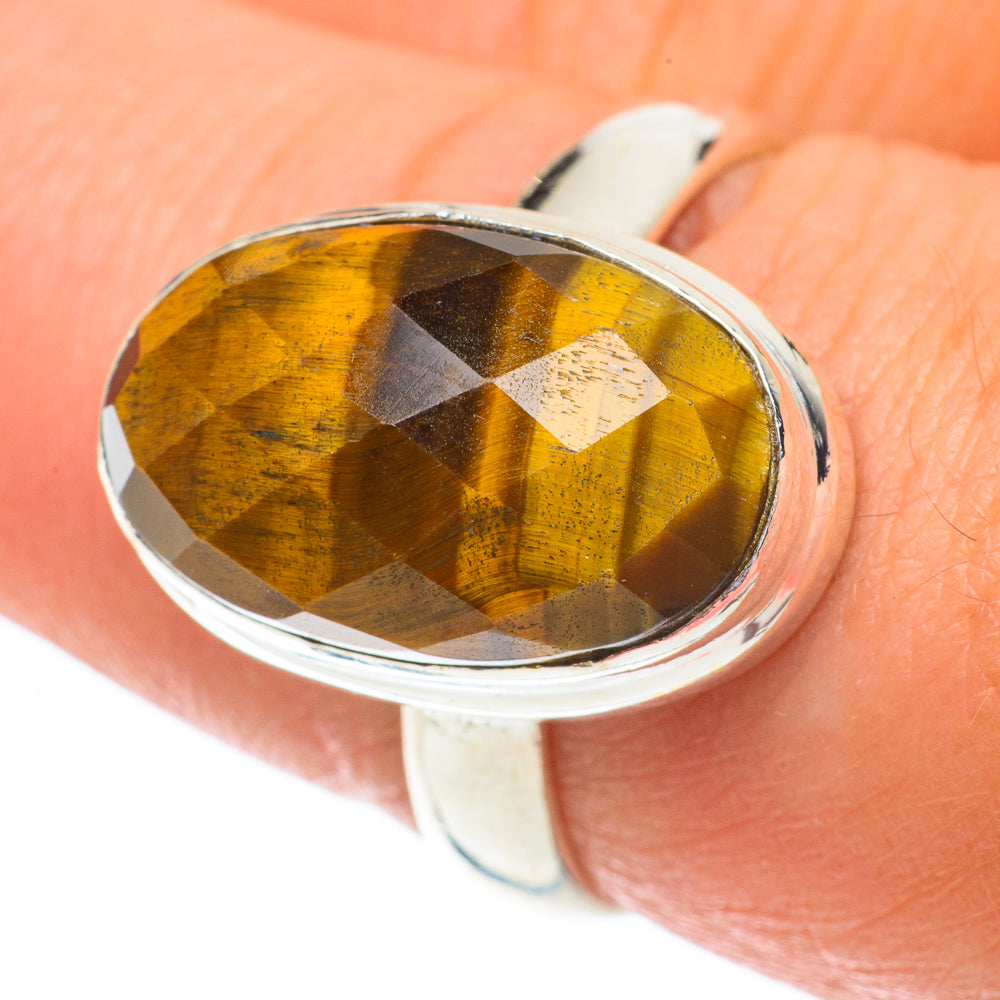 Tiger Eye Rings handcrafted by Ana Silver Co - RING64507
