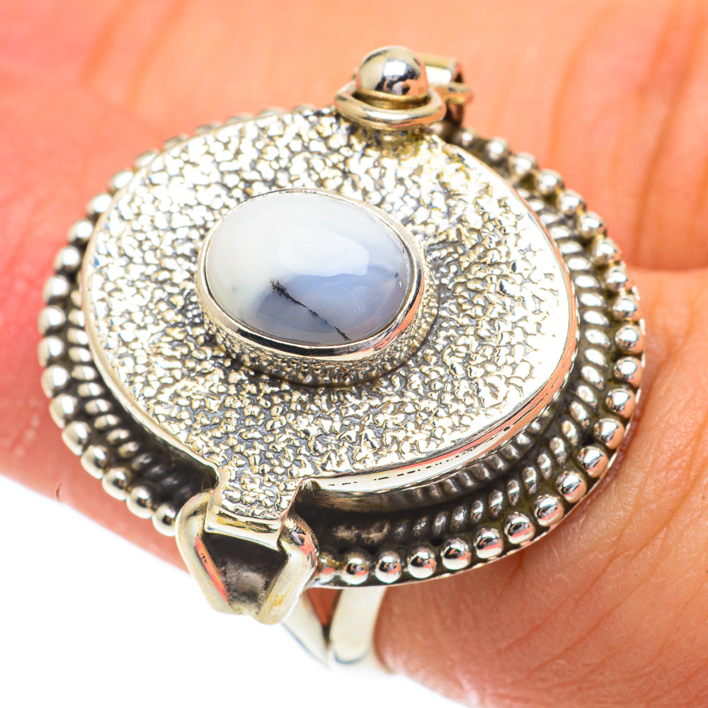 Dendritic Opal Rings handcrafted by Ana Silver Co - RING64510
