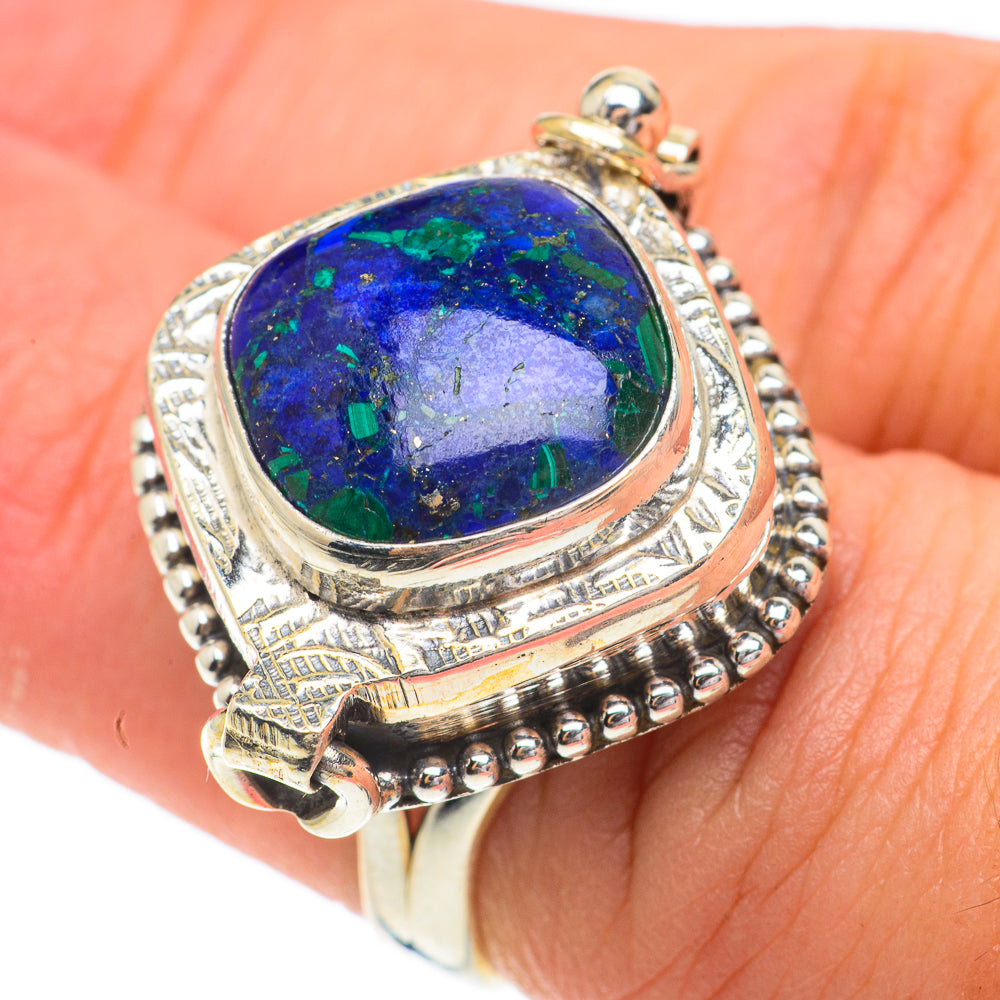 Azurite Rings handcrafted by Ana Silver Co - RING64512