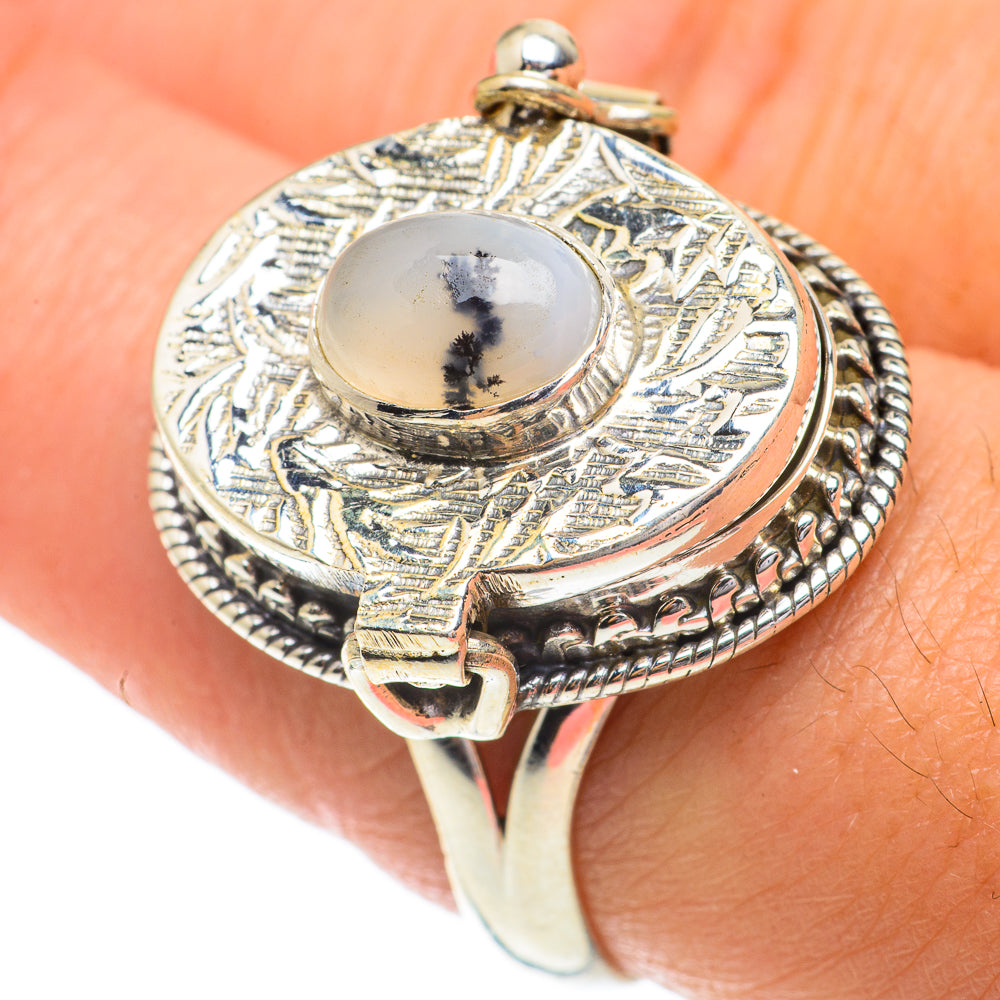 Dendritic Opal Rings handcrafted by Ana Silver Co - RING64531