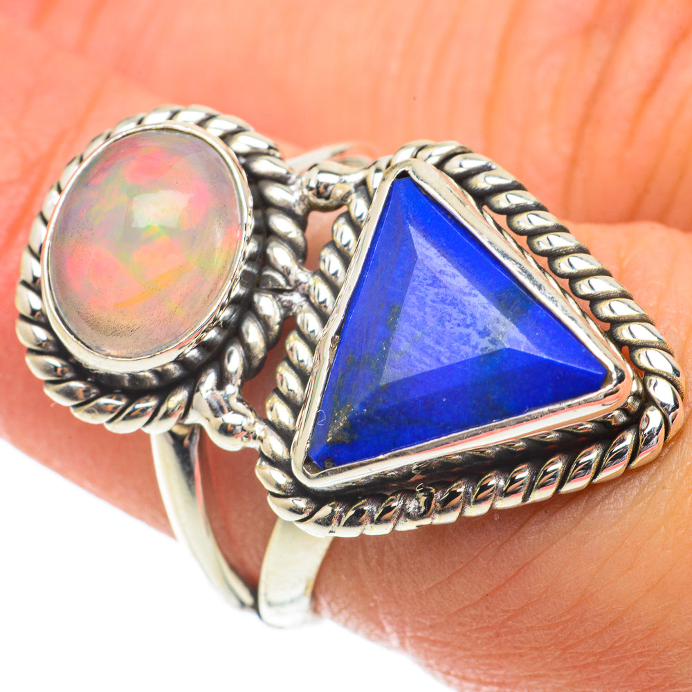 Lapis Lazuli Rings handcrafted by Ana Silver Co - RING64533