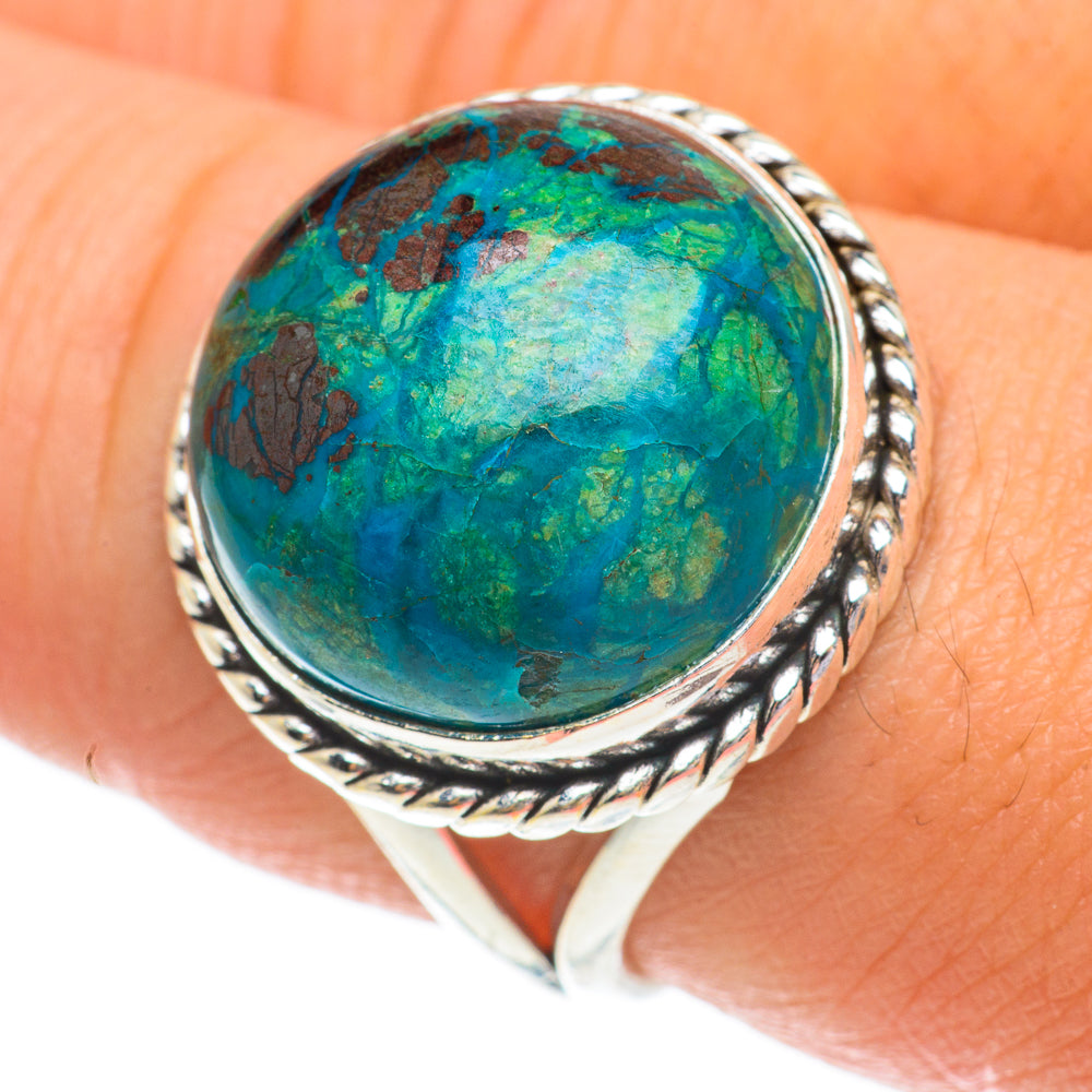 Shattuckite Rings handcrafted by Ana Silver Co - RING64536