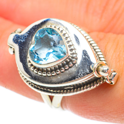 Blue Topaz Rings handcrafted by Ana Silver Co - RING64539