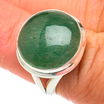 Green Aventurine Rings handcrafted by Ana Silver Co - RING64540