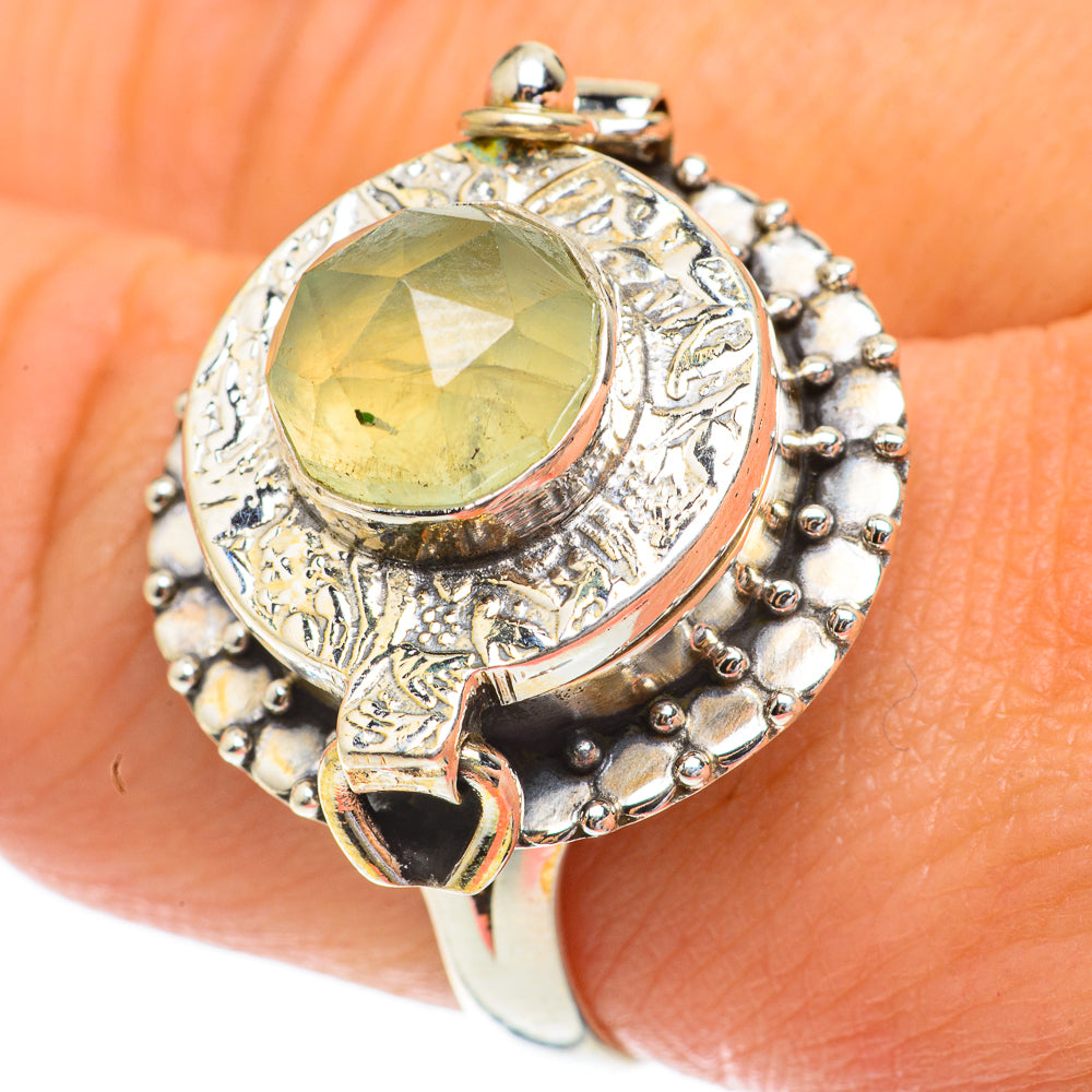 Prehnite Rings handcrafted by Ana Silver Co - RING64541