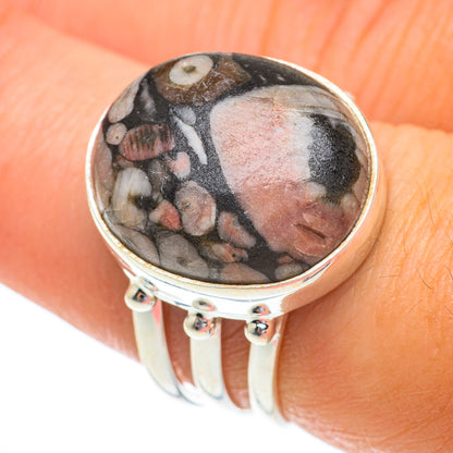 Crinoid Fossil Rings handcrafted by Ana Silver Co - RING64543