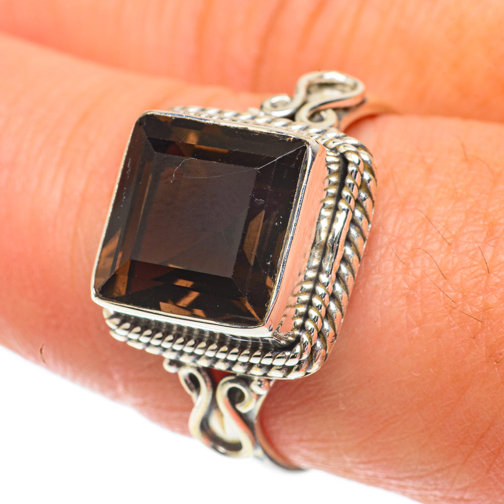 Smoky Quartz Rings handcrafted by Ana Silver Co - RING64544