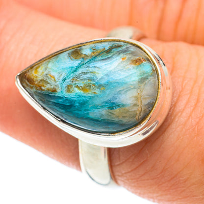 Peruvian Opal Rings handcrafted by Ana Silver Co - RING64552