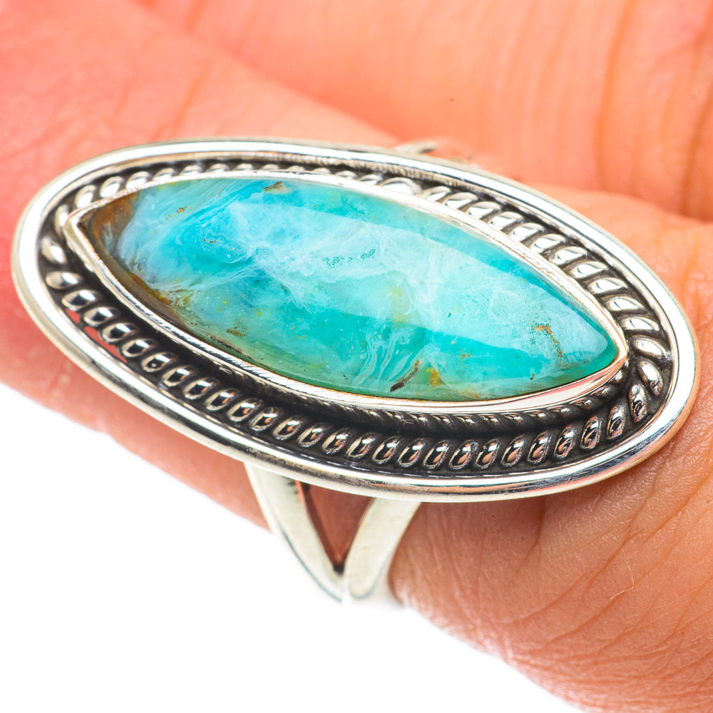 Peruvian Opal Rings handcrafted by Ana Silver Co - RING64553