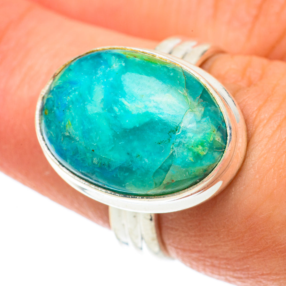 Peruvian Opal Rings handcrafted by Ana Silver Co - RING64555