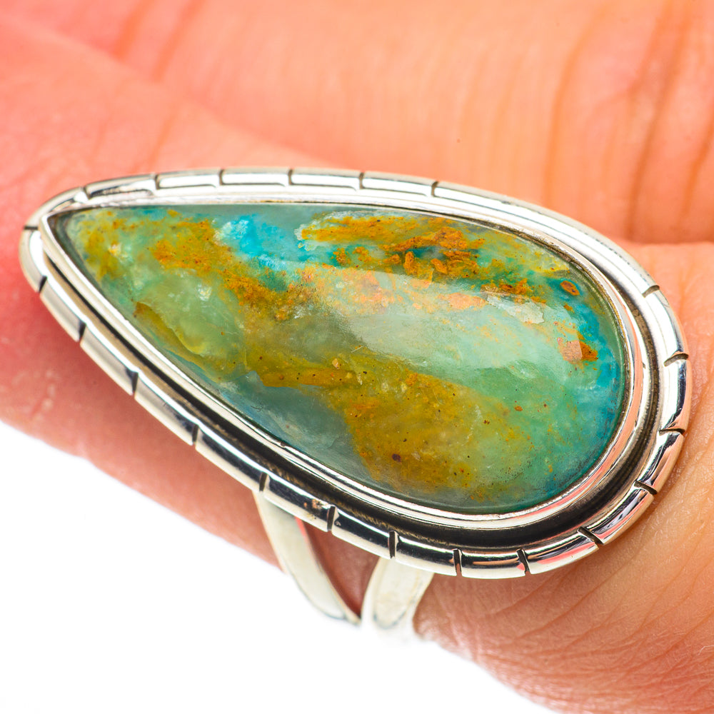 Peruvian Opal Rings handcrafted by Ana Silver Co - RING64558