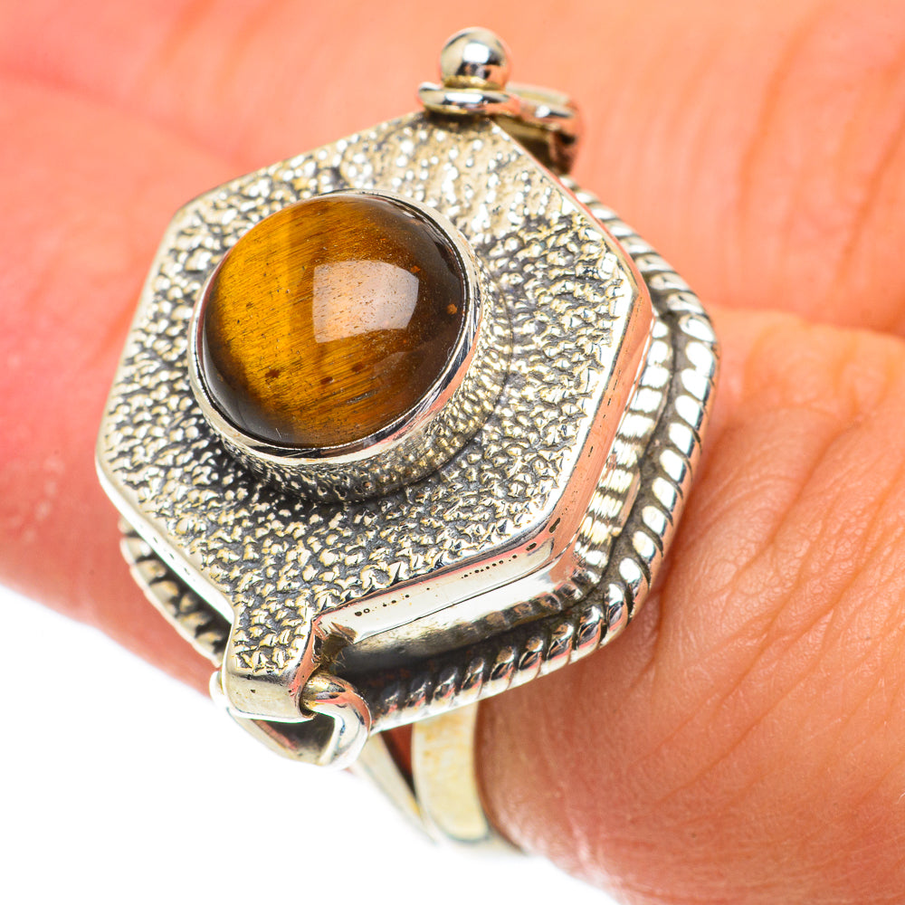 Tiger Eye Rings handcrafted by Ana Silver Co - RING64559