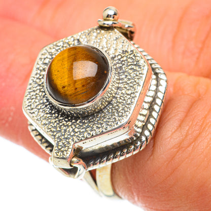 Tiger Eye Rings handcrafted by Ana Silver Co - RING64559