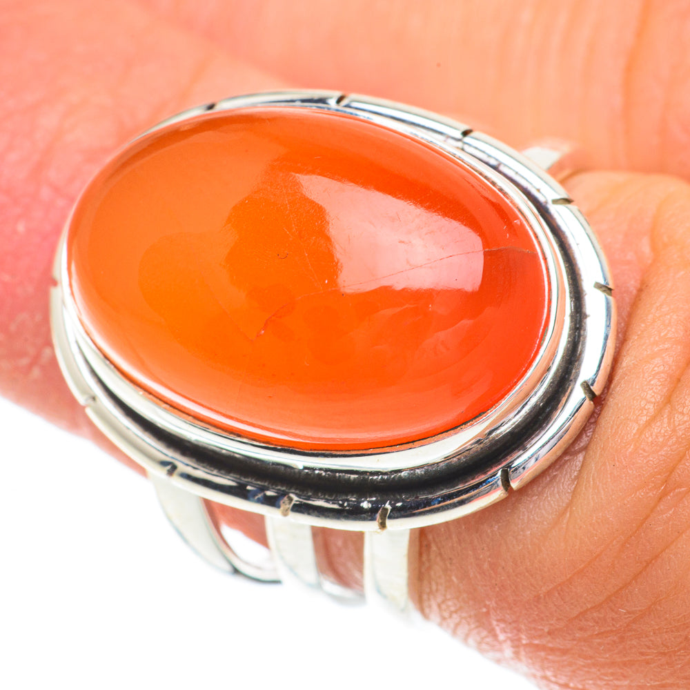 Carnelian Rings handcrafted by Ana Silver Co - RING64562