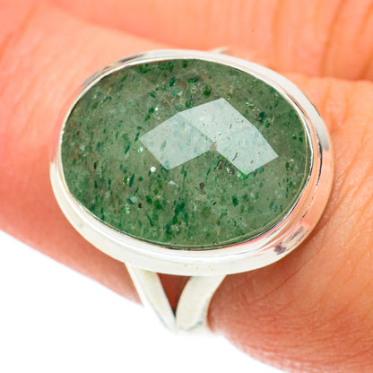 Green Aventurine Rings handcrafted by Ana Silver Co - RING64572