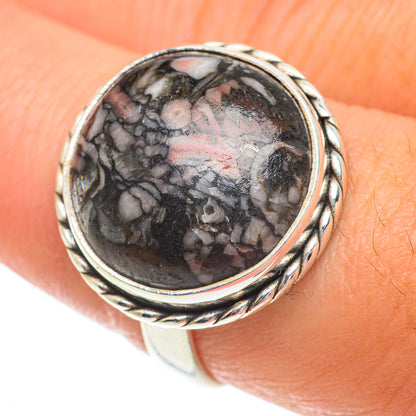 Crinoid Fossil Rings handcrafted by Ana Silver Co - RING64575