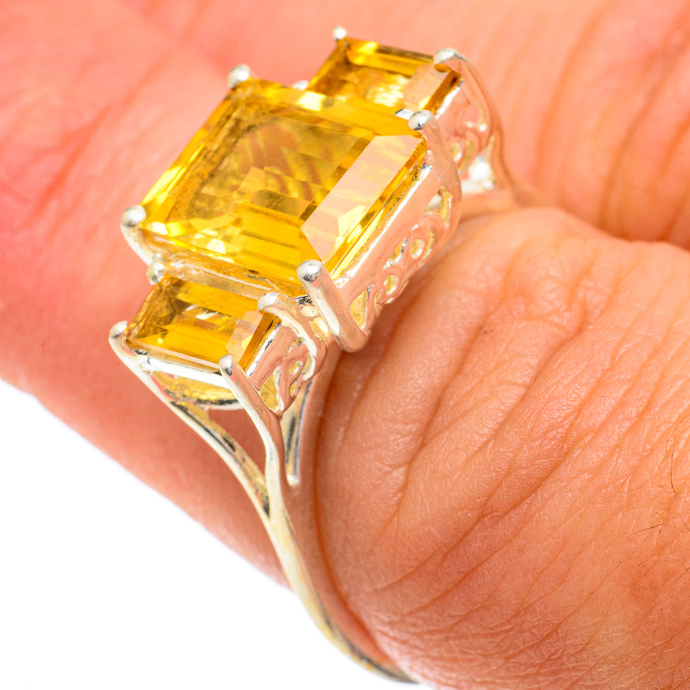 Citrine Rings handcrafted by Ana Silver Co - RING64577