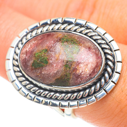 Ruby Fuchsite Rings handcrafted by Ana Silver Co - RING64582
