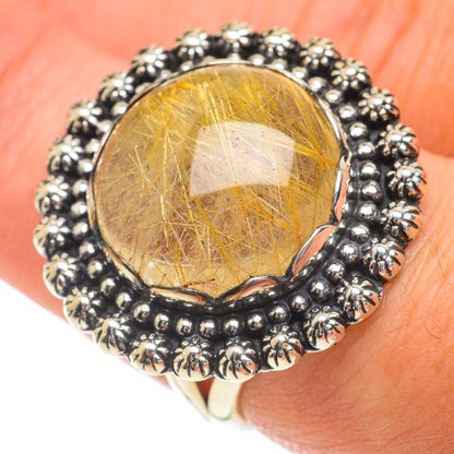 Rutilated Quartz Rings handcrafted by Ana Silver Co - RING64587