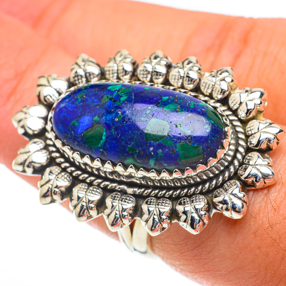 Azurite Rings handcrafted by Ana Silver Co - RING64592