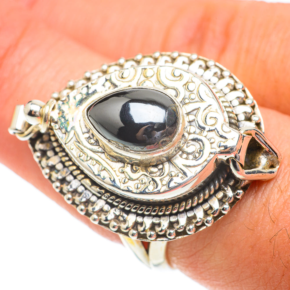 Hematite Rings handcrafted by Ana Silver Co - RING64594