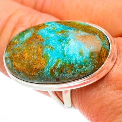 Chrysocolla Rings handcrafted by Ana Silver Co - RING64597