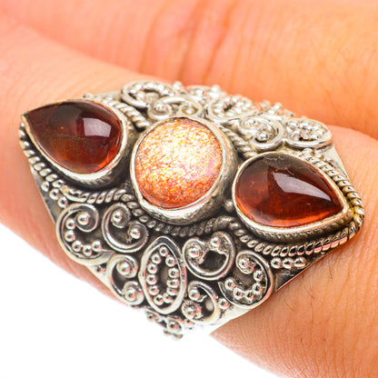 Sunstone Rings handcrafted by Ana Silver Co - RING64605