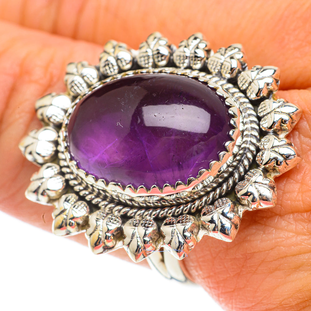 Amethyst Rings handcrafted by Ana Silver Co - RING64609