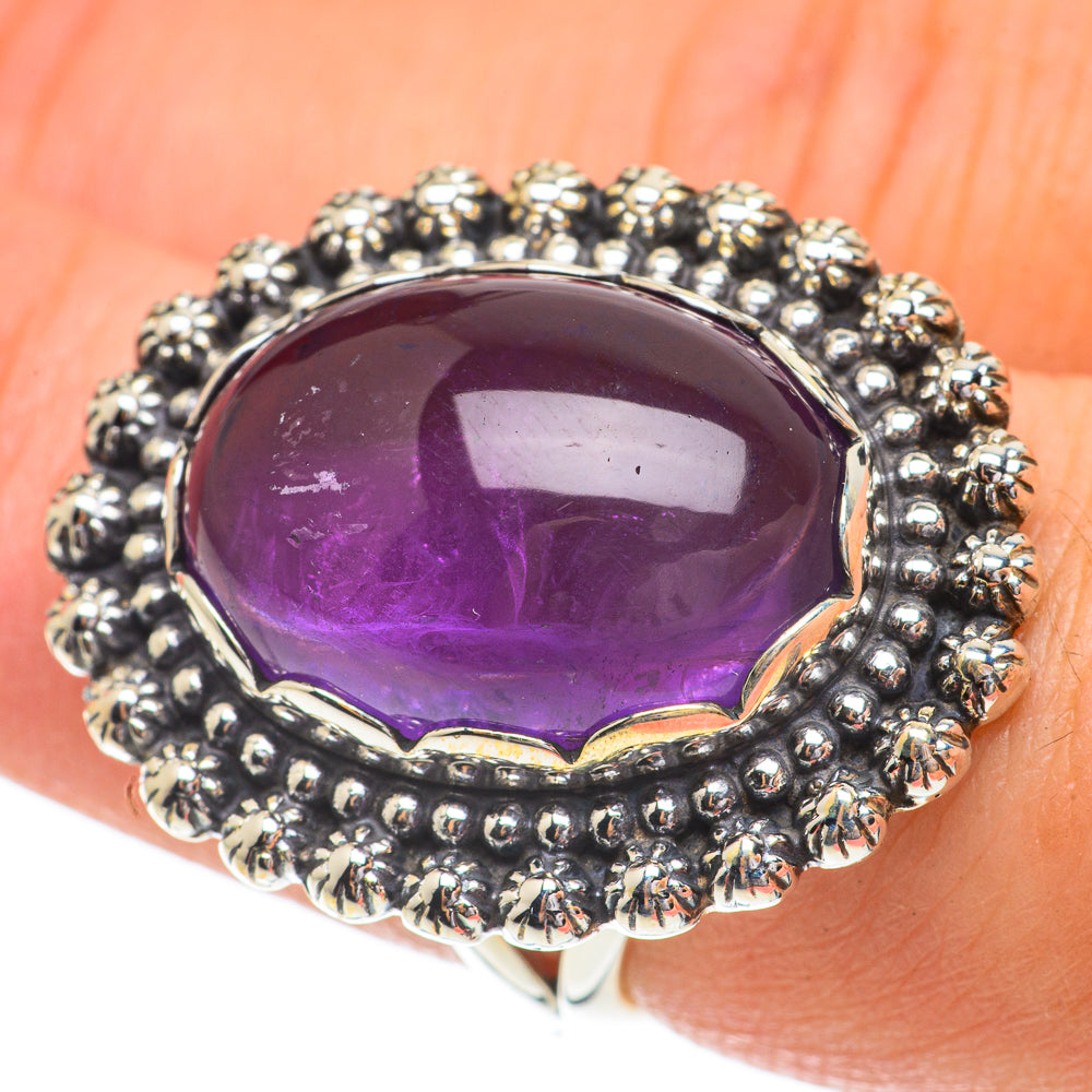 Amethyst Rings handcrafted by Ana Silver Co - RING64610
