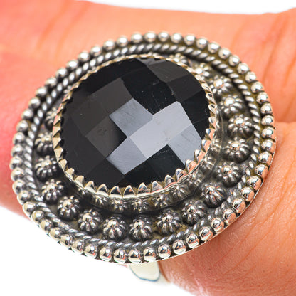 Black Onyx Rings handcrafted by Ana Silver Co - RING64611
